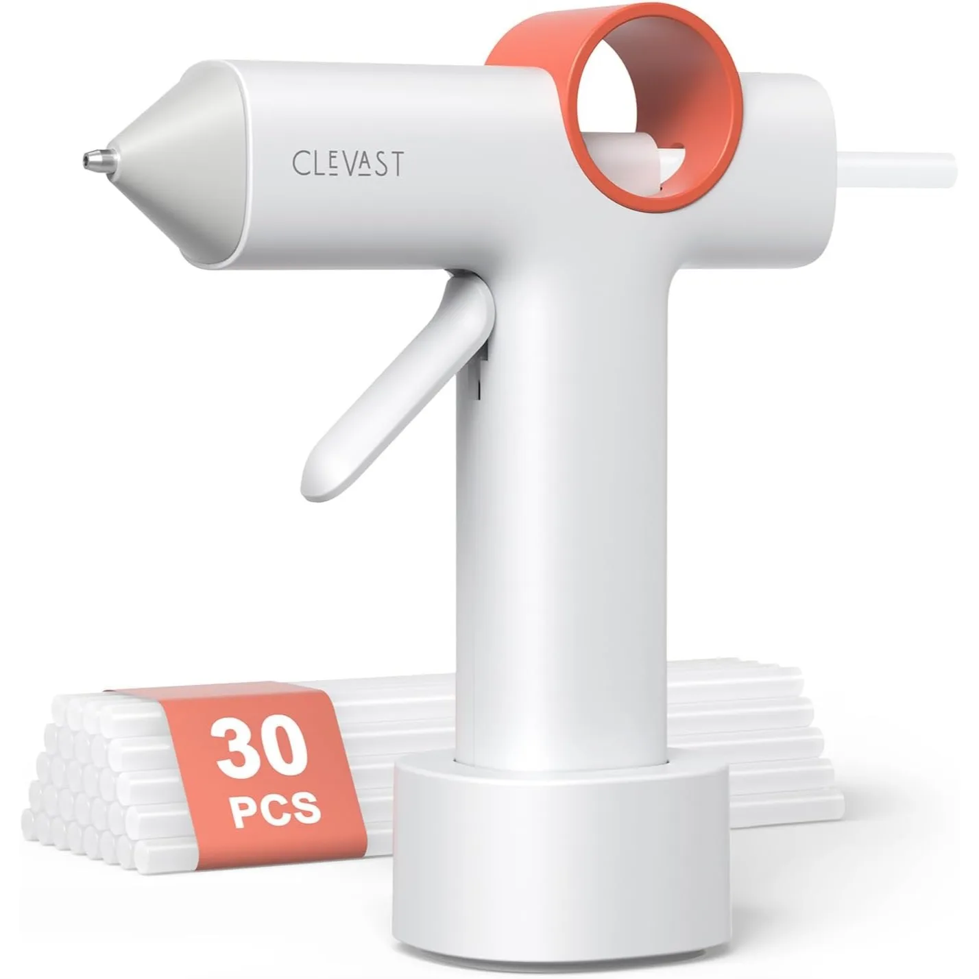 Cordless Hot Glue Gun 5000mAh Rechargeable Mini Glue Gun With 30 Glue Sticks Set 40s Fast Heating Anti-Drip Auto Shut-Off Portable Kit For Arts Crafts DIY Projects Home Repair
Cordless Hot Glue Gun 5000mAh Rechargeable Mini Glue Gun With 30 Glue Sticks Set 40s Fast Heating Anti-Drip Auto Shut-Off Portable Kit For Arts Crafts DIY Projects Home Repair
