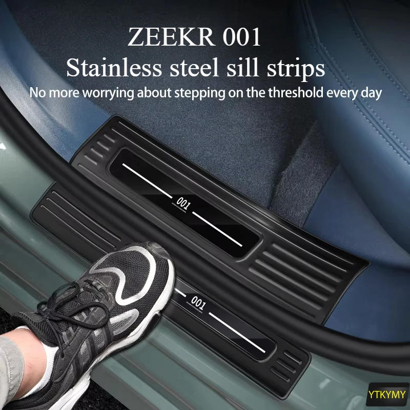 For 21-25 ZEEKR 001 sill strips, special stainless steel welcome protection strips in the car anti-scratch upgrades decorations
For 21-25 ZEEKR 001 sill strips, special stainless steel welcome protection strips in the car anti-scratch upgrades decorations