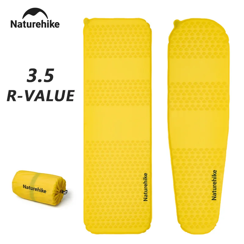 Надувной матрас Naturehike для кемпинга, самонадувающийся, с теплоизоляцией 3.6 R-value, ультралегкий, портативный, автоматический надувной коврик для сна
Надувной матрас Naturehike для кемпинга, самонадувающийся, с теплоизоляцией 3.6 R-value, ультралегкий, портативный, автоматический надувной коврик для сна