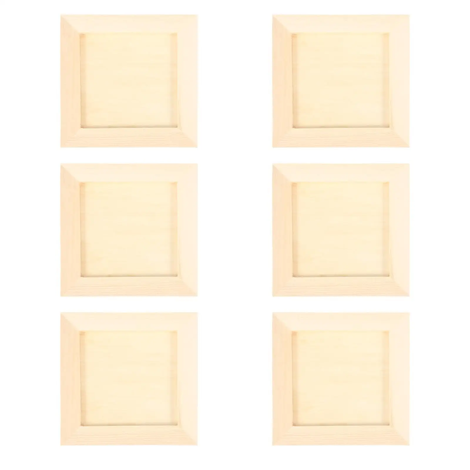 6 Pcs Wooden Picture Frames Kids Craft Clay DIY Painting Wood Painting Frame Home Decor Photo Canvas Stretcher Square
6 Pcs Wooden Picture Frames Kids Craft Clay DIY Painting Wood Painting Frame Home Decor Photo Canvas Stretcher Square