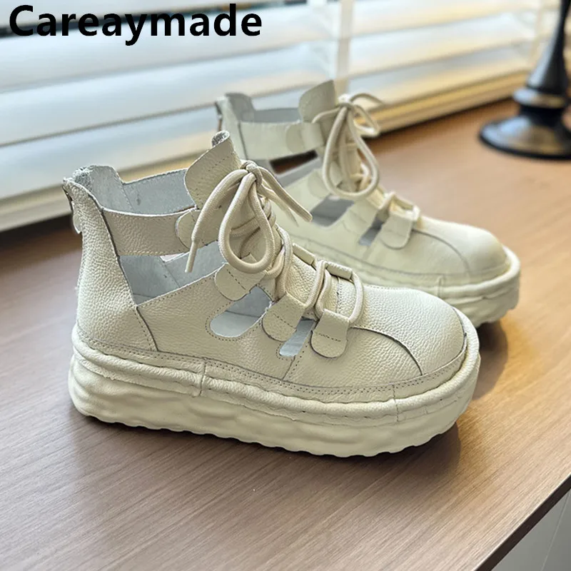 Careaymade-Genuine Leather wider toe Women's Cool Boots Handcrafted Short Boots,Comfortable Casual hollowed-out Girl Footwear
Careaymade-Genuine Leather wider toe Women's Cool Boots Handcrafted Short Boots,Comfortable Casual hollowed-out Girl Footwear