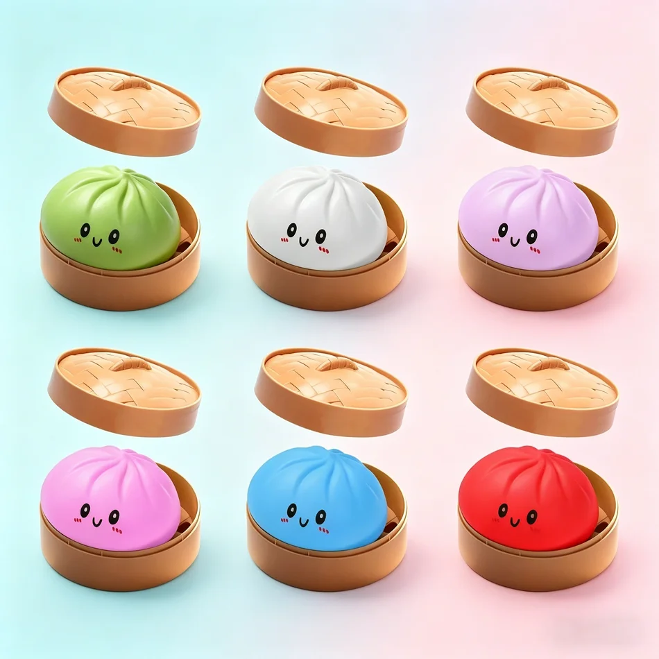 Realistic Giant cute Dumpling Squeeze Toy with Bamboo Steamer Soft TPR Dough Ball Decompression Fidget Toy Funny Creative Gift
Realistic Giant cute Dumpling Squeeze Toy with Bamboo Steamer Soft TPR Dough Ball Decompression Fidget Toy Funny Creative Gift