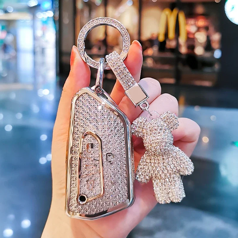 Suitable for Volkswagen Viloran keycase 24, 23, 22 keycover keyshell keychain car case buckle Cute Bear Keychain Diamond Car Key
Suitable for Volkswagen Viloran keycase 24, 23, 22 keycover keyshell keychain car case buckle Cute Bear Keychain Diamond Car Key