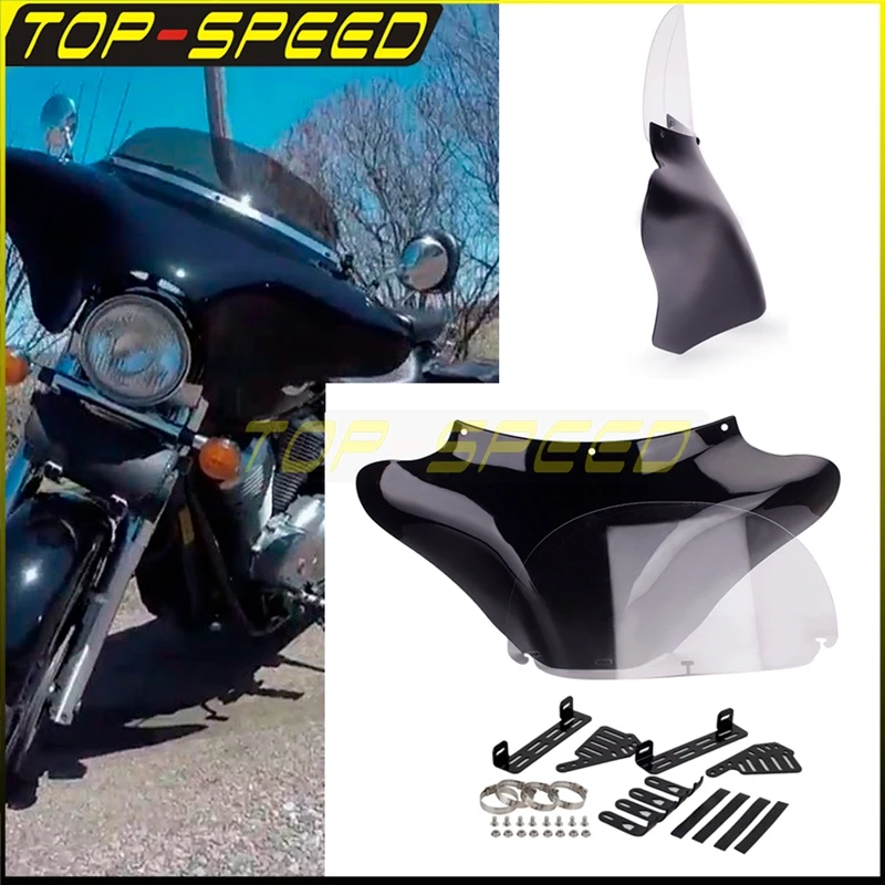 Motorbike Bat Wings Fairing For Yamaha V-Star V Star 1300 1100 650 950 XVS Batwing Headlight Fairing Kit w/ Screen Mount Bracket
Motorbike Bat Wings Fairing For Yamaha V-Star V Star 1300 1100 650 950 XVS Batwing Headlight Fairing Kit w/ Screen Mount Bracket