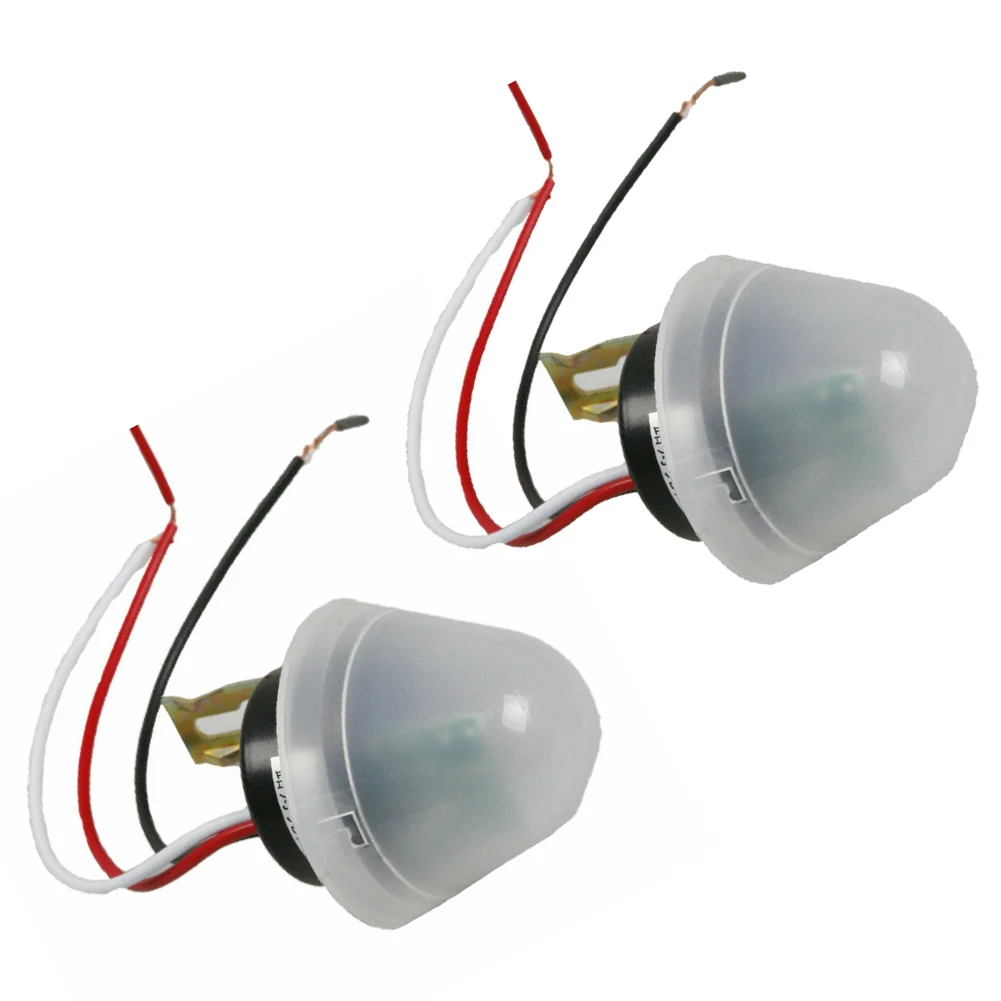 2x DCAC 12V Photocell Switch Sensor Waterproof for Outdoor Use Auto On Off Compatible with Energy Saving and Incandescent Lamps
2x DCAC 12V Photocell Switch Sensor Waterproof for Outdoor Use Auto On Off Compatible with Energy Saving and Incandescent Lamps