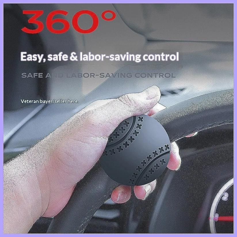 Creative Bearing Type Car Steering Wheel Booster, One-Handed Turning Assist Labor-Saving Power Ball for Truck Cart
Creative Bearing Type Car Steering Wheel Booster, One-Handed Turning Assist Labor-Saving Power Ball for Truck Cart