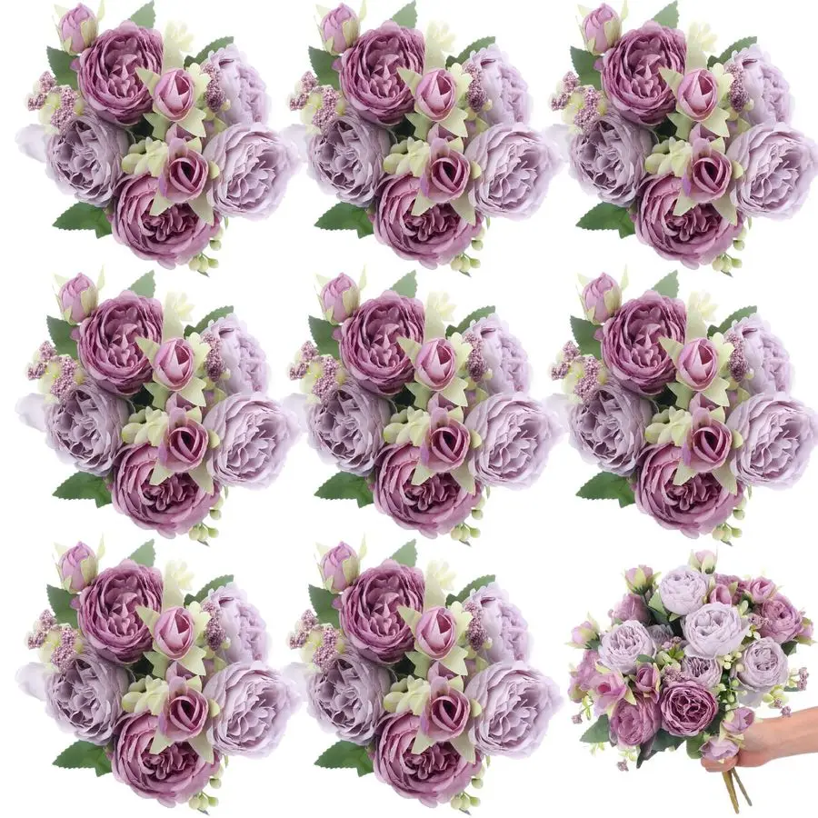Bundles Artificial Peonies Flowers Boho Faux Flowers Arrangements Artificial Centerpiece Spring Bouquet Floral Wedding Decoratio
Bundles Artificial Peonies Flowers Boho Faux Flowers Arrangements Artificial Centerpiece Spring Bouquet Floral Wedding Decoratio