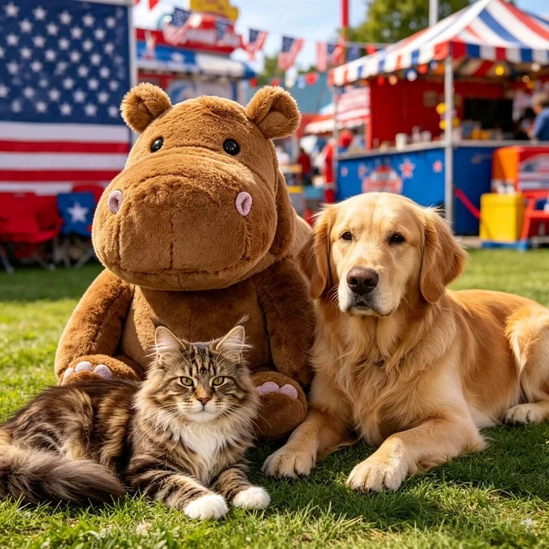 The New Soft Hippopotamus Hug Baby Plush Doll Is a Cute and Cute Doll Suitable for to Interact and Play with Their Dogs Outdoors
The New Soft Hippopotamus Hug Baby Plush Doll Is a Cute and Cute Doll Suitable for to Interact and Play with Their Dogs Outdoors