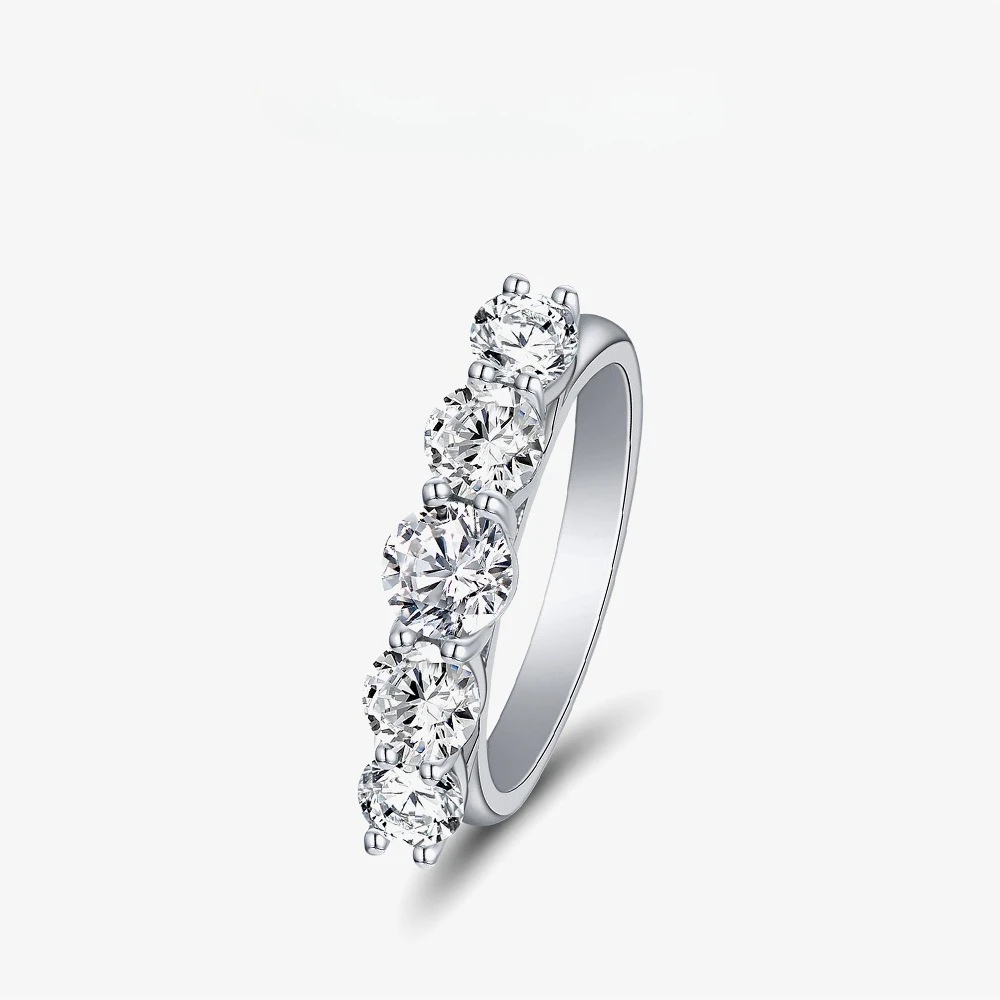 S925 Pure Silver 0.5ct Round 5mm Eight Heart Eight Arrow 5A High Carbon Diamond Ring Engagement Ring Women's New Wedding Jewelry
S925 Pure Silver 0.5ct Round 5mm Eight Heart Eight Arrow 5A High Carbon Diamond Ring Engagement Ring Women's New Wedding Jewelry