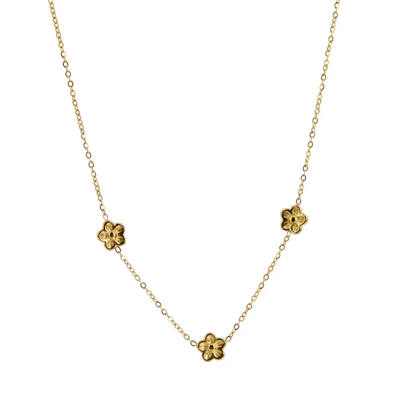 2022 Exquisite Waterproof Metal Flower Charms Collar Necklaces for Women Girls Gold Plated Fashion Charm Jewelry Gift
2022 Exquisite Waterproof Metal Flower Charms Collar Necklaces for Women Girls Gold Plated Fashion Charm Jewelry Gift