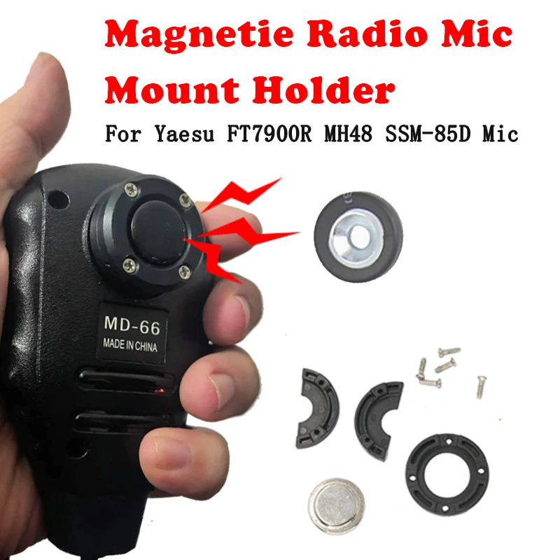 Magnetic Mic Mount Bracket, Hand Microphones Fixed Bracket, car Dashboard Wall mount holder for Yaesu FT7900R MH48 SSM-85D shoud
Magnetic Mic Mount Bracket, Hand Microphones Fixed Bracket, car Dashboard Wall mount holder for Yaesu FT7900R MH48 SSM-85D shoud