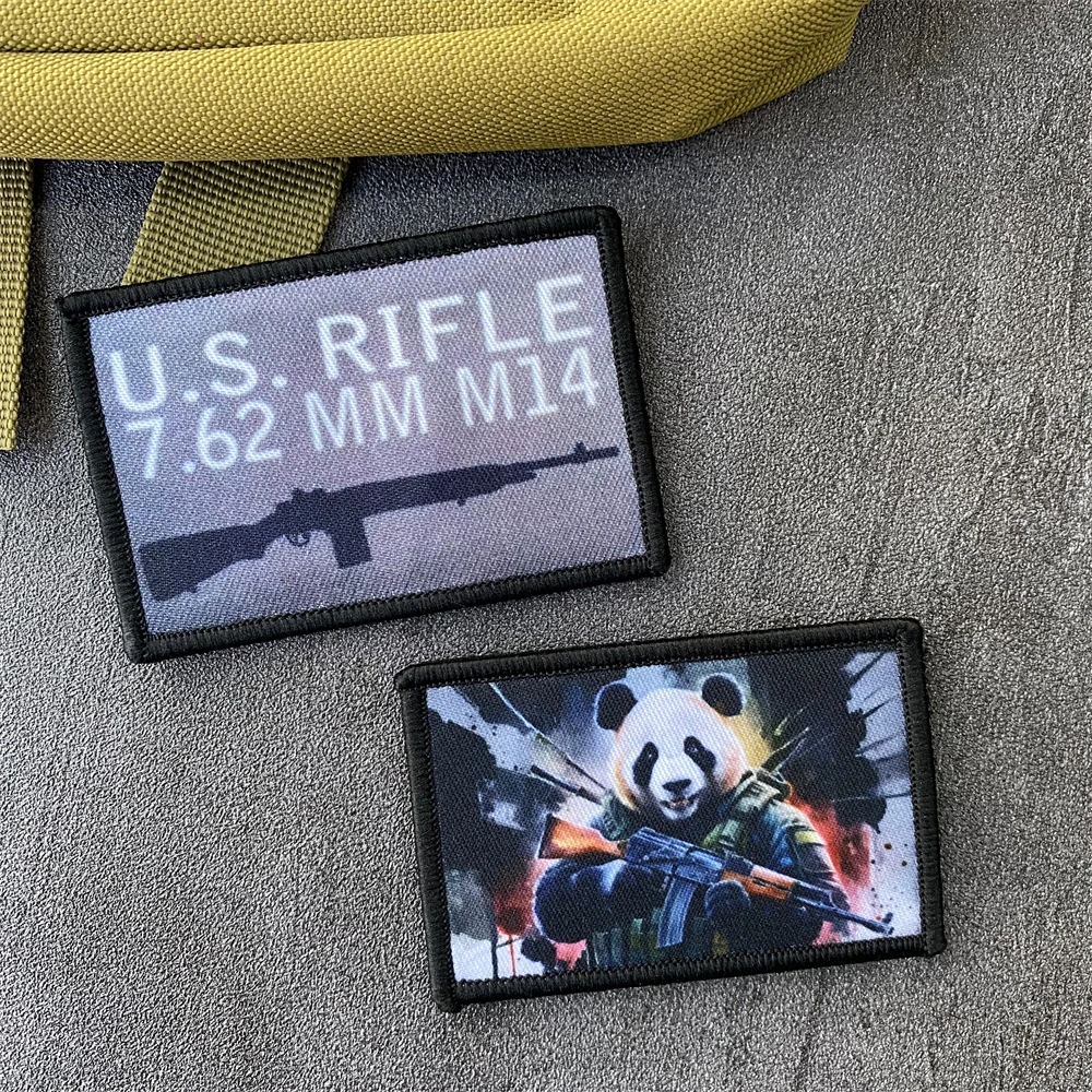 Tactical Panda Morale Badge Hook&Loop Patch AK47 Airsoft U.S. RIFLE 7.62 Military Army Backpack Hat Printing Sticker Accessories
Tactical Panda Morale Badge Hook&Loop Patch AK47 Airsoft U.S. RIFLE 7.62 Military Army Backpack Hat Printing Sticker Accessories