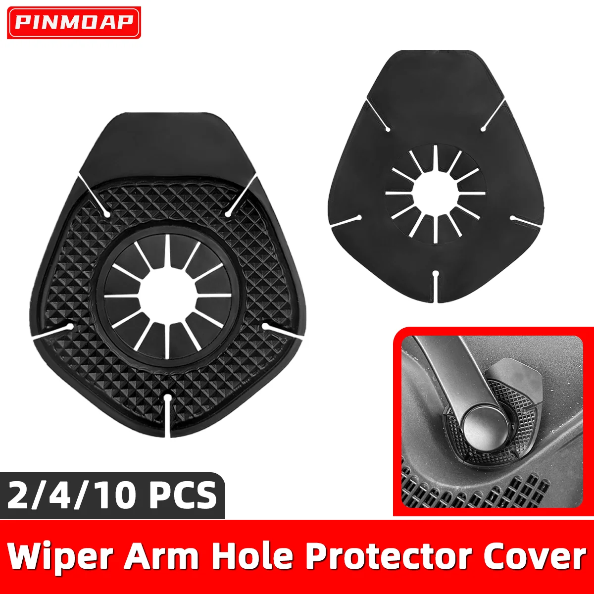 2/4/10pcs Automotive Wiper Hole Silicone Protective Cover Dust And Leaf Protection Cover Durable Accessories
2/4/10pcs Automotive Wiper Hole Silicone Protective Cover Dust And Leaf Protection Cover Durable Accessories