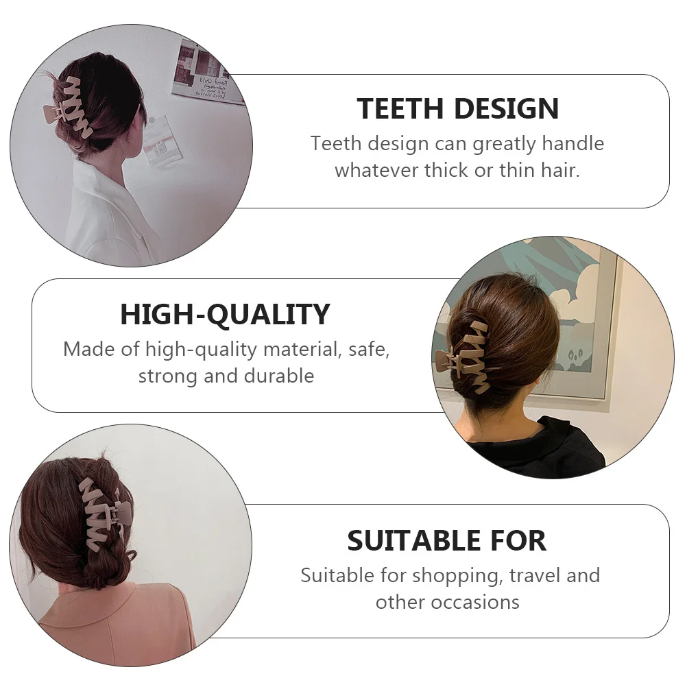 3pcs Large Hair Claw Clips Thick Hold Bath Shower Simple Headdress Accessories Hair Jaw Clamp Tying Tool For Women
3pcs Large Hair Claw Clips Thick Hold Bath Shower Simple Headdress Accessories Hair Jaw Clamp Tying Tool For Women