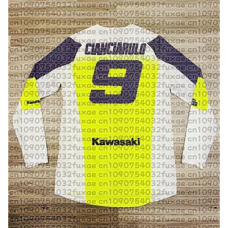 Мотоциклетная футболка Kawasaki, новая футболка Kawasaki, летняя футболка для верховой езды, солнцезащитный крем, быстросохнущая, впитывающая пот, футболка с длинным рукавом
Мотоциклетная футболка Kawasaki, новая футболка Kawasaki, летняя футболка для верховой езды, солнцезащитный крем, быстросохнущая, впитывающая пот, футболка с длинным рукавом