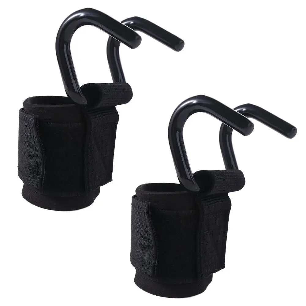 1 pair Pull-up Weight Lifting Grip Hook Adjustable Black Auxiliary Power Wrist Guard 1 Pair With Hook Steel Hook Grips Strap
1 pair Pull-up Weight Lifting Grip Hook Adjustable Black Auxiliary Power Wrist Guard 1 Pair With Hook Steel Hook Grips Strap