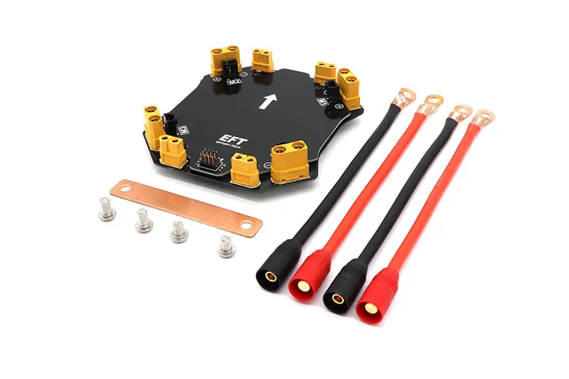 EFT E410 Rack Distribution Board High Current V4 Distributing Module w/ AS150 Plugs For DIY Agriculture Plant Protection Drone
EFT E410 Rack Distribution Board High Current V4 Distributing Module w/ AS150 Plugs For DIY Agriculture Plant Protection Drone