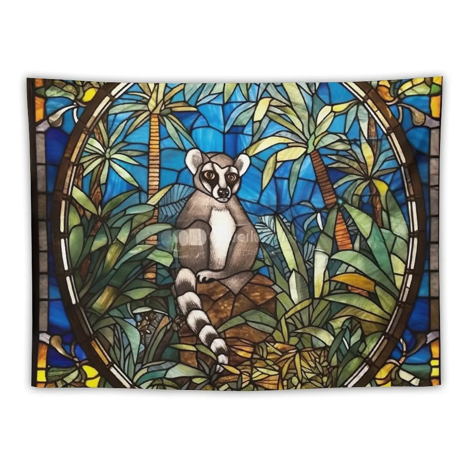 Stained Glass Lemur Tapestry Wallpapers Home Decor Tapete For The Wall Wall Hangings Decoration Hanging Wall Tapestry
Stained Glass Lemur Tapestry Wallpapers Home Decor Tapete For The Wall Wall Hangings Decoration Hanging Wall Tapestry