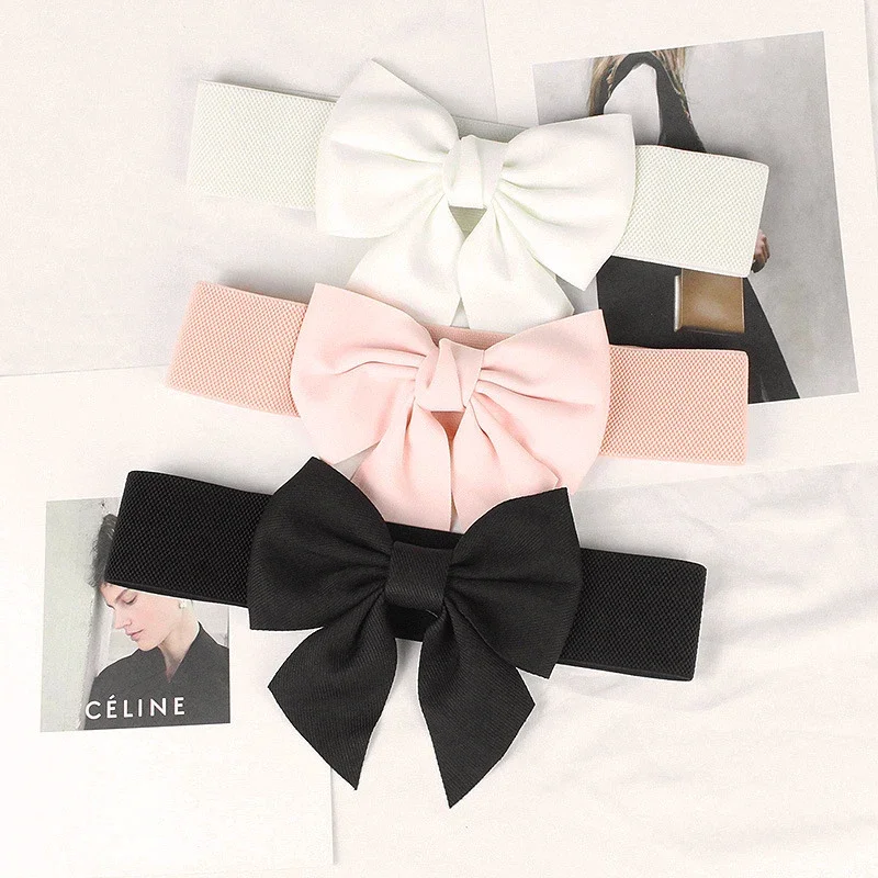 Women's Bow Wide Belt Fashion Corset Woman Decor Waistband High Quality Solid Color Waist Belt Dropshipping
Women's Bow Wide Belt Fashion Corset Woman Decor Waistband High Quality Solid Color Waist Belt Dropshipping