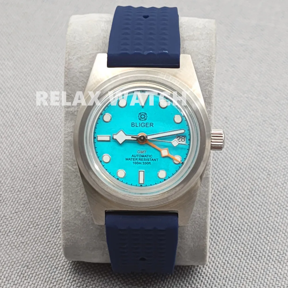 38mm 2023 New Dual Time Zone Display Arch Glass Stainless Steel Watch Rubber Strap Japan Nh34 Automatic Movement
38mm 2023 New Dual Time Zone Display Arch Glass Stainless Steel Watch Rubber Strap Japan Nh34 Automatic Movement