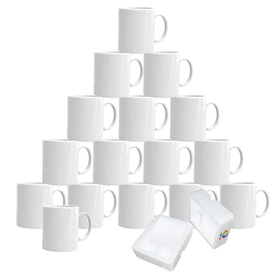 Set of 16 Sublimation Blanks Dishwasher Ceramic Coffee Mugs 11oz Blank Ceramic Classic Drinking Cup Mug For Milk Tea Cola Water
Set of 16 Sublimation Blanks Dishwasher Ceramic Coffee Mugs 11oz Blank Ceramic Classic Drinking Cup Mug For Milk Tea Cola Water