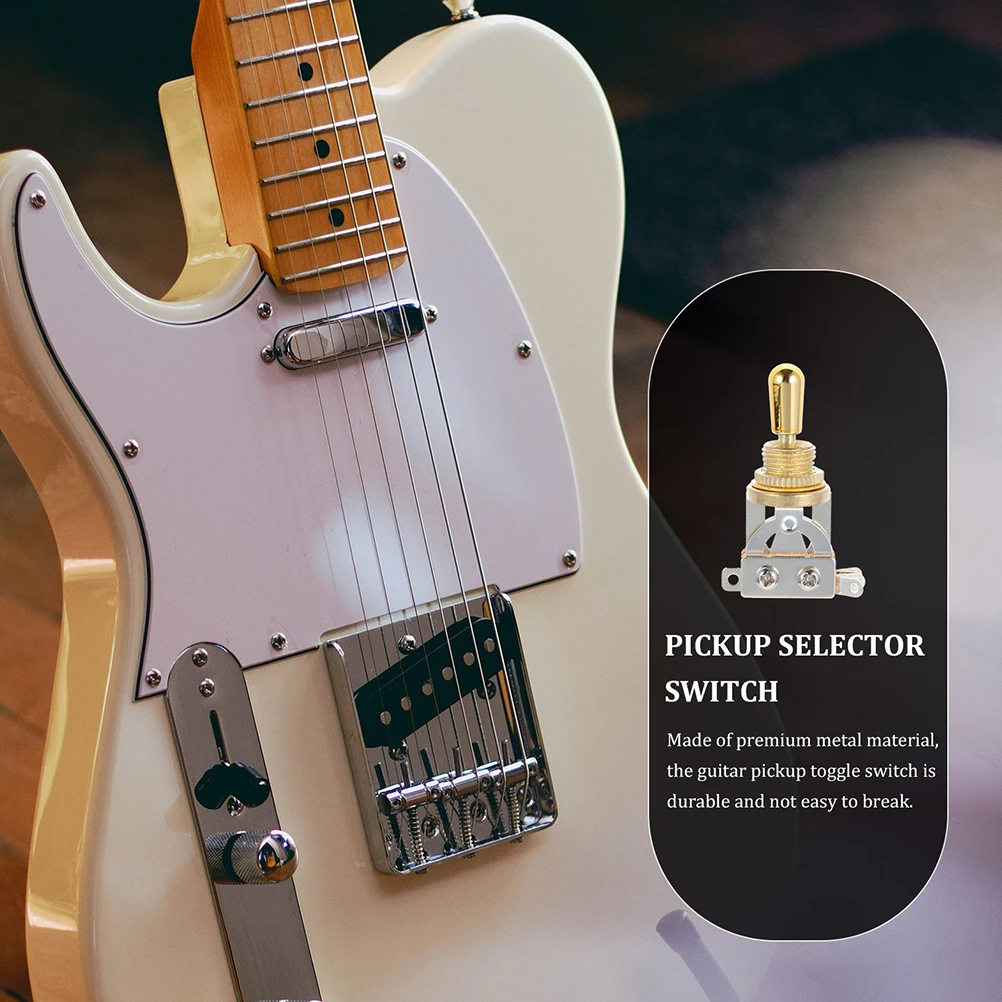 2 Pcs Electric Guitar Pickups Way Plucky Kill Switch 3 Toggle Replacement Part 3-Way Parts Selector Component
2 Pcs Electric Guitar Pickups Way Plucky Kill Switch 3 Toggle Replacement Part 3-Way Parts Selector Component