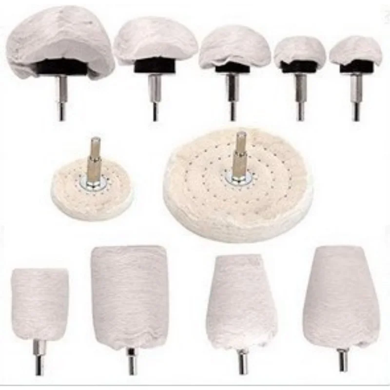 11pcs Set Buffing Wheel Drill Flannelette Polishing Wheels Mixed Polish Head Kit with 1/4'' Shaft for Car Washing & Polishing
11pcs Set Buffing Wheel Drill Flannelette Polishing Wheels Mixed Polish Head Kit with 1/4'' Shaft for Car Washing & Polishing