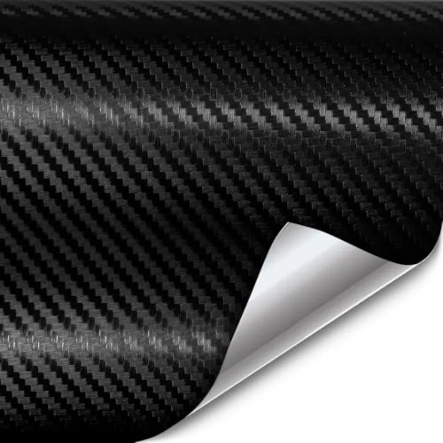 PO Black Carbon Fiber Car Wrap Vinyl Roll Featuring Air Release Technology
PO Black Carbon Fiber Car Wrap Vinyl Roll Featuring Air Release Technology