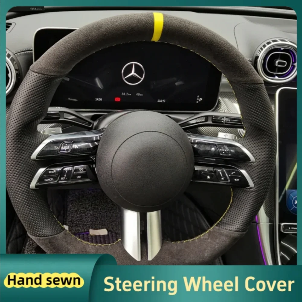 Car Steering Wheel Braid Cover For Mercedes Benz AMG GT E63 EQE 43 53 SL43 SL55 Customized Suede DIY Steering Wrap Accessories
Car Steering Wheel Braid Cover For Mercedes Benz AMG GT E63 EQE 43 53 SL43 SL55 Customized Suede DIY Steering Wrap Accessories