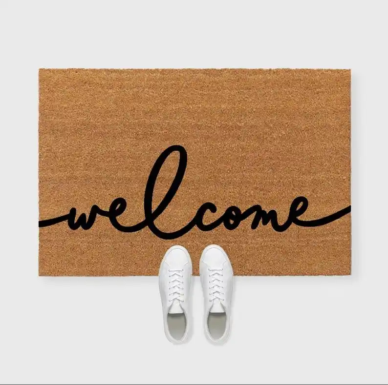 Welcome Doormat Custom Personalized Name Add Your Words Doormat Coir Home Company Outdoor Hallway Kitchen Bathroom Decor Carpet
Welcome Doormat Custom Personalized Name Add Your Words Doormat Coir Home Company Outdoor Hallway Kitchen Bathroom Decor Carpet