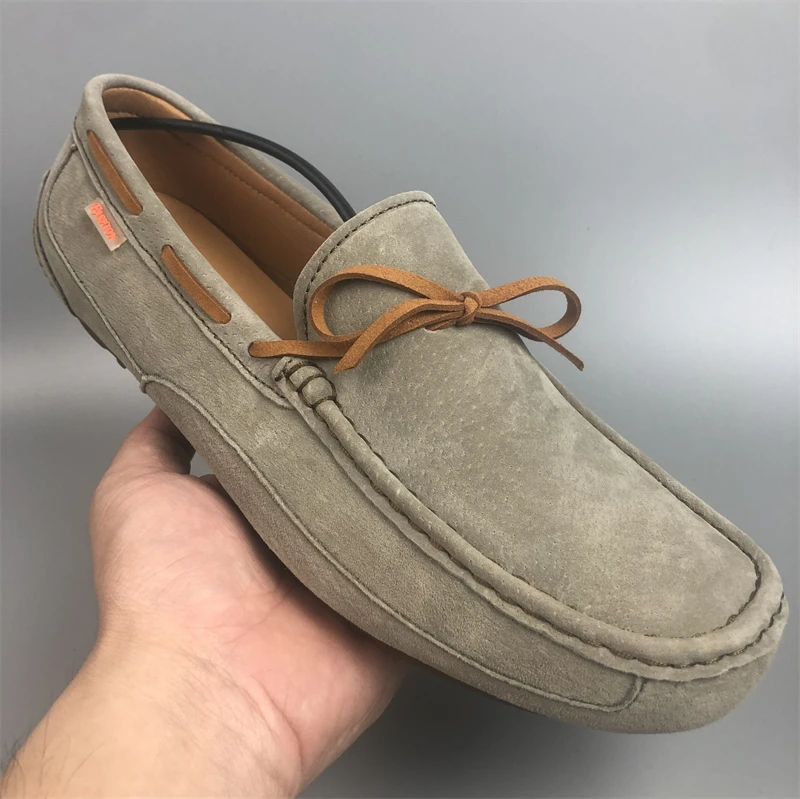 Casual Driving oes Soft Bot Hand Sewn Pig Skin Upper Layer Bean Bean oes Lazy Man's Slip-On round Toe Flat Heel Rubber...
Casual Driving oes Soft Bot Hand Sewn Pig Skin Upper Layer Bean Bean oes Lazy Man's Slip-On round Toe Flat Heel Rubber...