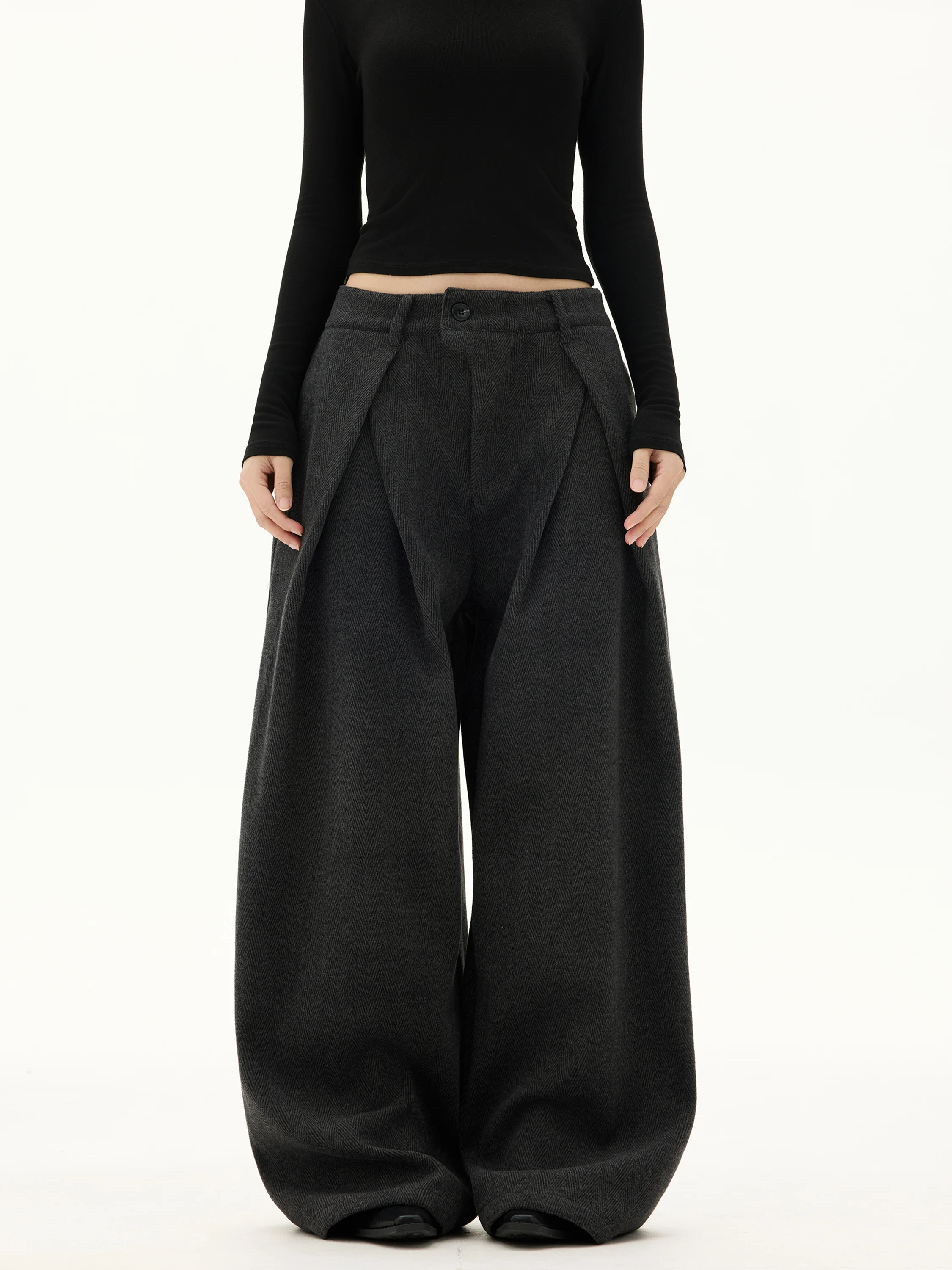 Женские повседневные брюки American Sle из полиэстера с широкими штанинами, складным дизайном и аккуратным кроем, для поездок на работу
Женские повседневные брюки American Sle из полиэстера с широкими штанинами, складным дизайном и аккуратным кроем, для поездок на работу