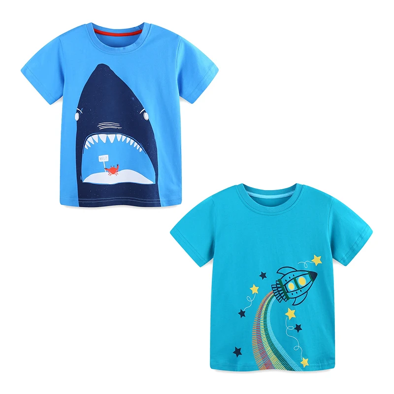 Jumping Meters 2-7T Sharks Cotton Summer Boys Tees Baby Tshirts Fashion Animals Boys Girls Tops Hot Selling Toddler Clothes
Jumping Meters 2-7T Sharks Cotton Summer Boys Tees Baby Tshirts Fashion Animals Boys Girls Tops Hot Selling Toddler Clothes
