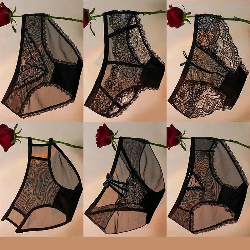 6-секционное кружевное женское нижнее белье, сексуальные брюки, милые дышащие трусики, элегантное нижнее белье с прозрачным бантом
6-секционное кружевное женское нижнее белье, сексуальные брюки, милые дышащие трусики, элегантное нижнее белье с прозрачным бантом