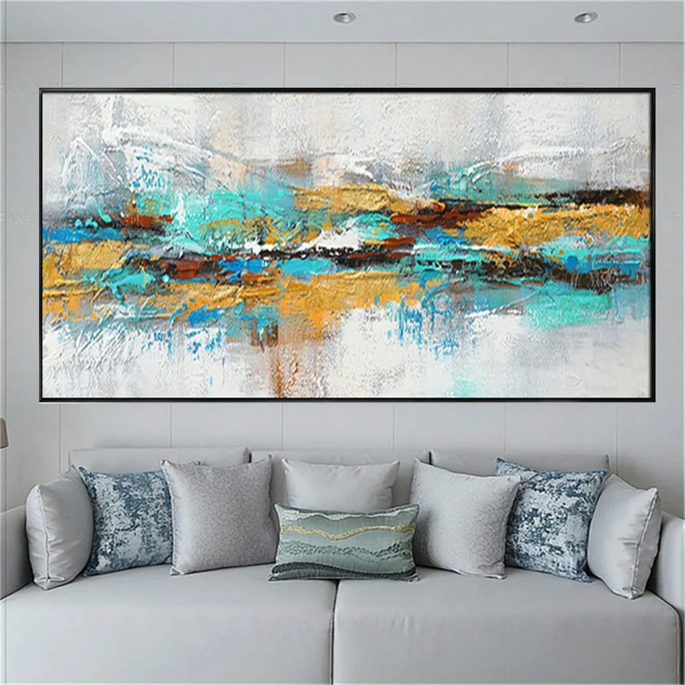 Large-Size Hand-Painted Oil Paintings Abstract Palette Knife Picture Painted Canvas Panel Paint Modern Home Decor Wall Art Mural
Large-Size Hand-Painted Oil Paintings Abstract Palette Knife Picture Painted Canvas Panel Paint Modern Home Decor Wall Art Mural