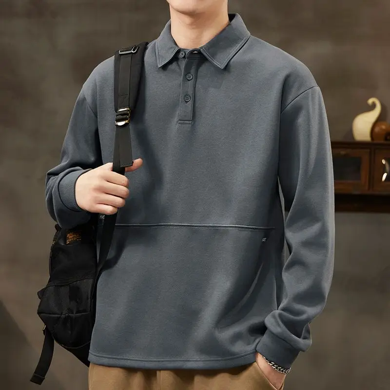 Spring Vintage Oversize Polo Shirts for Men Business Casual Solid Color Long Sleeve T-shirt Stylish Lapel Plain Tops
Spring Vintage Oversize Polo Shirts for Men Business Casual Solid Color Long Sleeve T-shirt Stylish Lapel Plain Tops