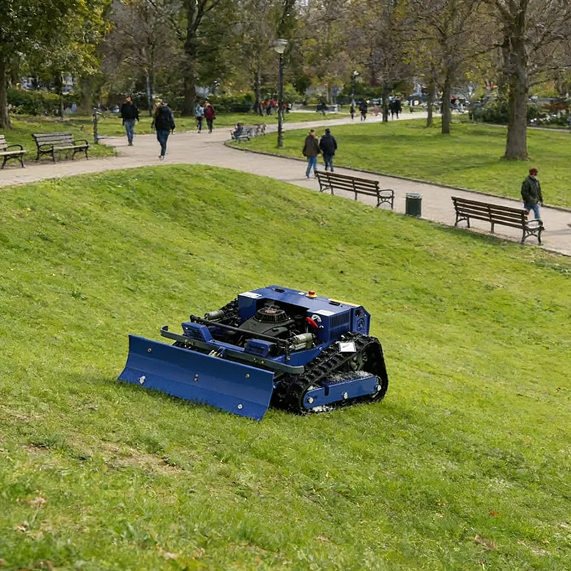 Customized tracked remote-controlled lawn mower, slope orchard farm, all terrain weeding, lawn cleaning
Customized tracked remote-controlled lawn mower, slope orchard farm, all terrain weeding, lawn cleaning