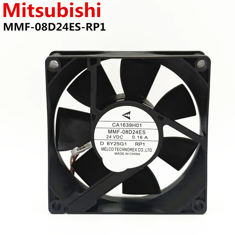 S+ Mitsubishi MMF-08D24ES-RP1 24V 0.16A 8025 three-wire inverter cooling fan
S+ Mitsubishi MMF-08D24ES-RP1 24V 0.16A 8025 three-wire inverter cooling fan