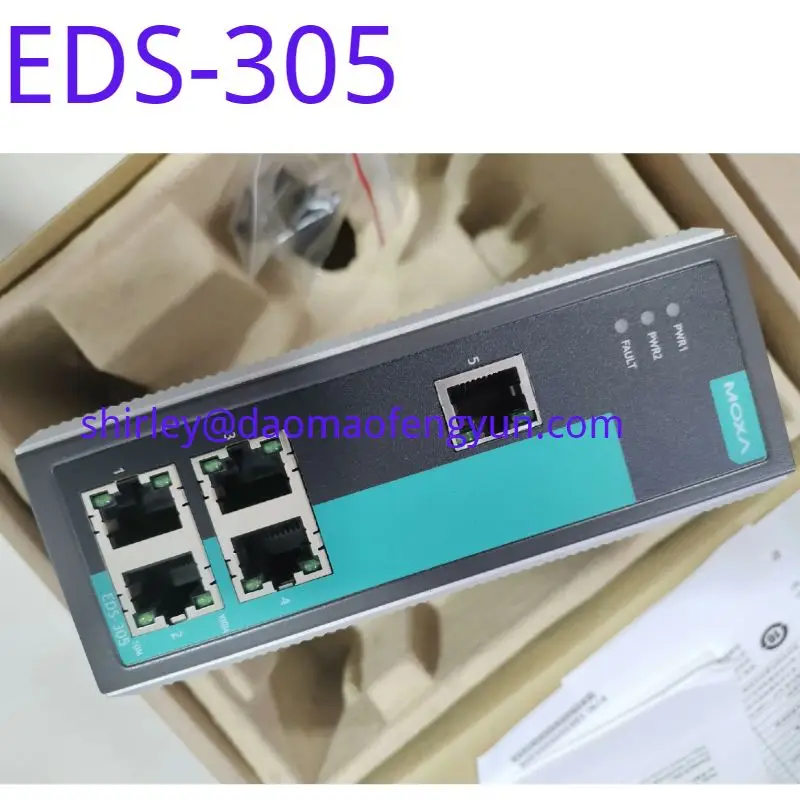 Совершенно новый оригинальный переключатель MOXA EDS-305 v2.2, 5-портовый неуправляемый Промышленный Коммутатор Ethernet
Совершенно новый оригинальный переключатель MOXA EDS-305 v2.2, 5-портовый неуправляемый Промышленный Коммутатор Ethernet