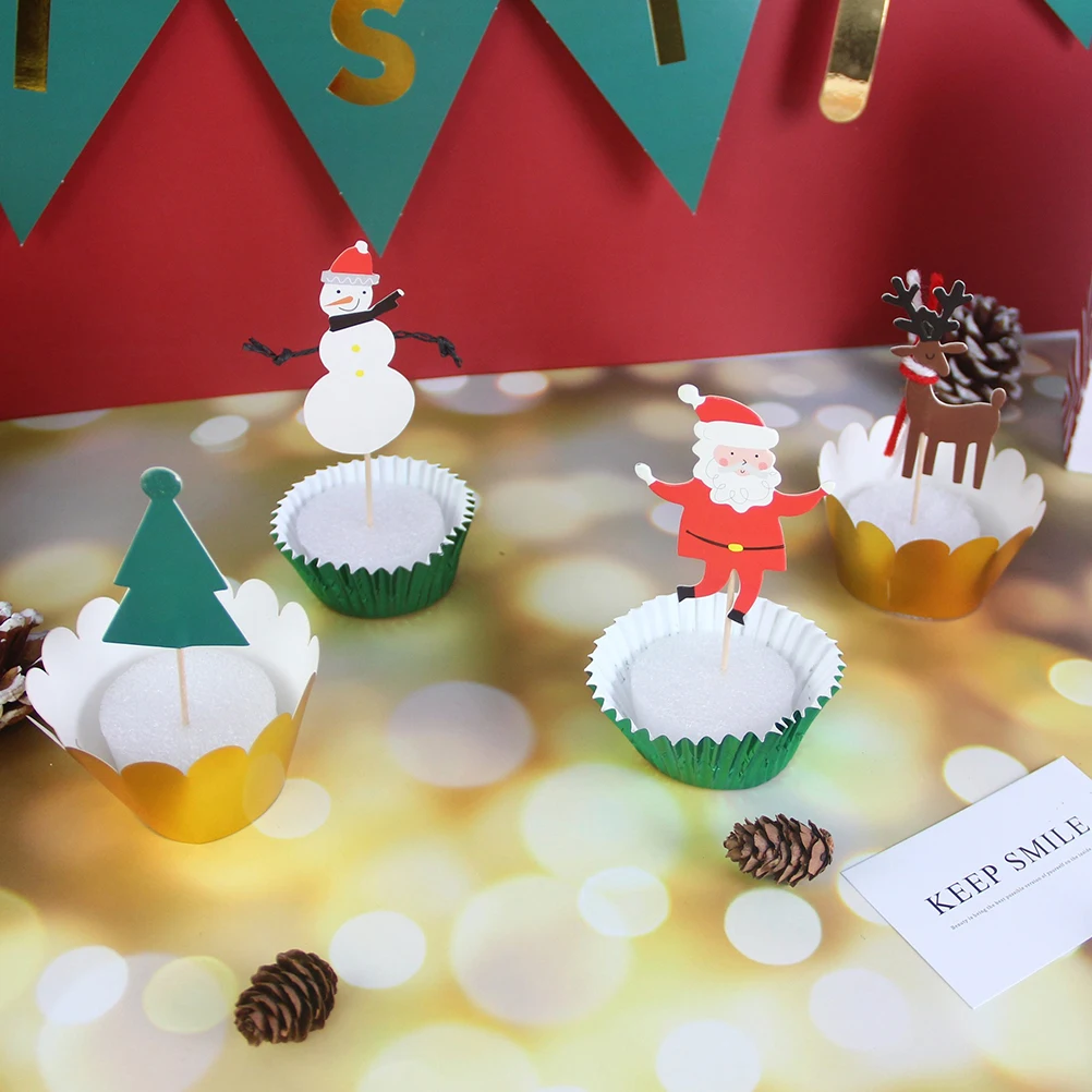 12 Pcs Christmas Party Snowman Ice Cream Decoration Decorations Cartoon Fruit Picks Cake
12 Pcs Christmas Party Snowman Ice Cream Decoration Decorations Cartoon Fruit Picks Cake