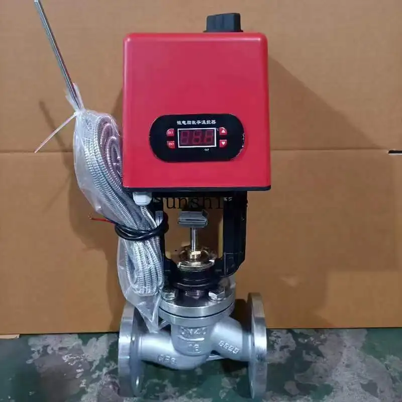 Stainless steel electric temperature control valve DN80 valve national standard 304
Stainless steel electric temperature control valve DN80 valve national standard 304