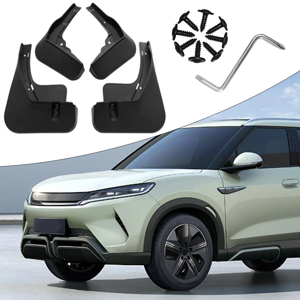 Car Mudflaps Fender Splash Guards For BYD Yuan Up 2024 2025 Front Rear Wheels Mudguards Black Auto Accessories
Car Mudflaps Fender Splash Guards For BYD Yuan Up 2024 2025 Front Rear Wheels Mudguards Black Auto Accessories