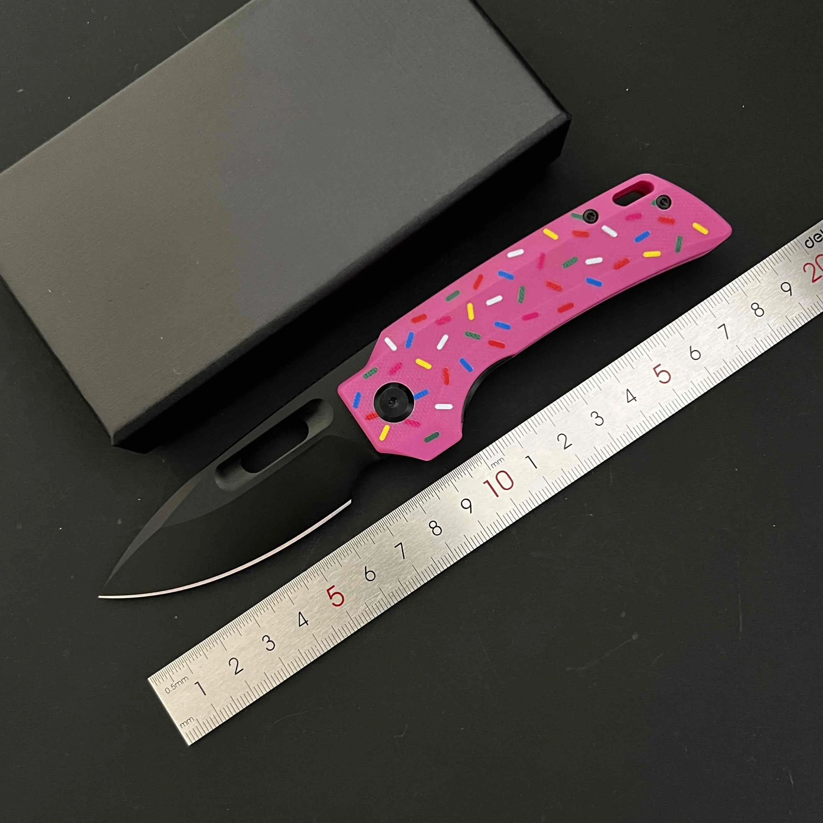 Foldable Outdoor Folding Knife Donut Little Tadpole Pocket Knife D2 Blade G10 Handle Camping Survival Knife Hiking Hunting Tool
Foldable Outdoor Folding Knife Donut Little Tadpole Pocket Knife D2 Blade G10 Handle Camping Survival Knife Hiking Hunting Tool