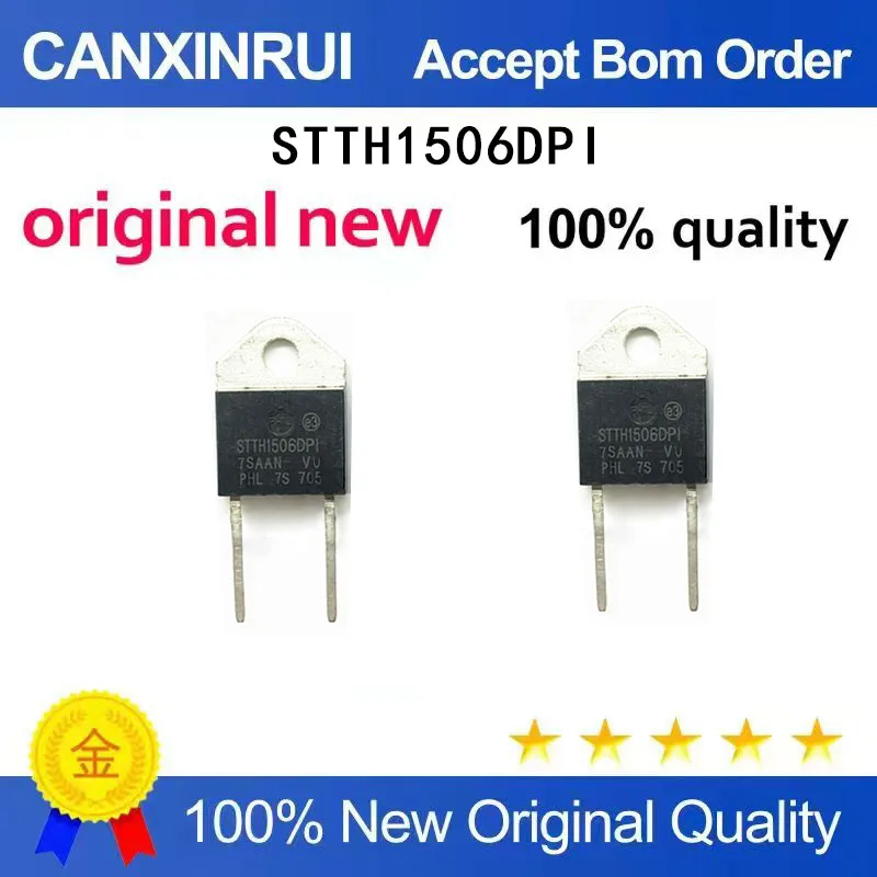 (5-100 pieces)STTH1506DPI STTH1506DP1 New TO-3P
(5-100 pieces)STTH1506DPI STTH1506DP1 New TO-3P