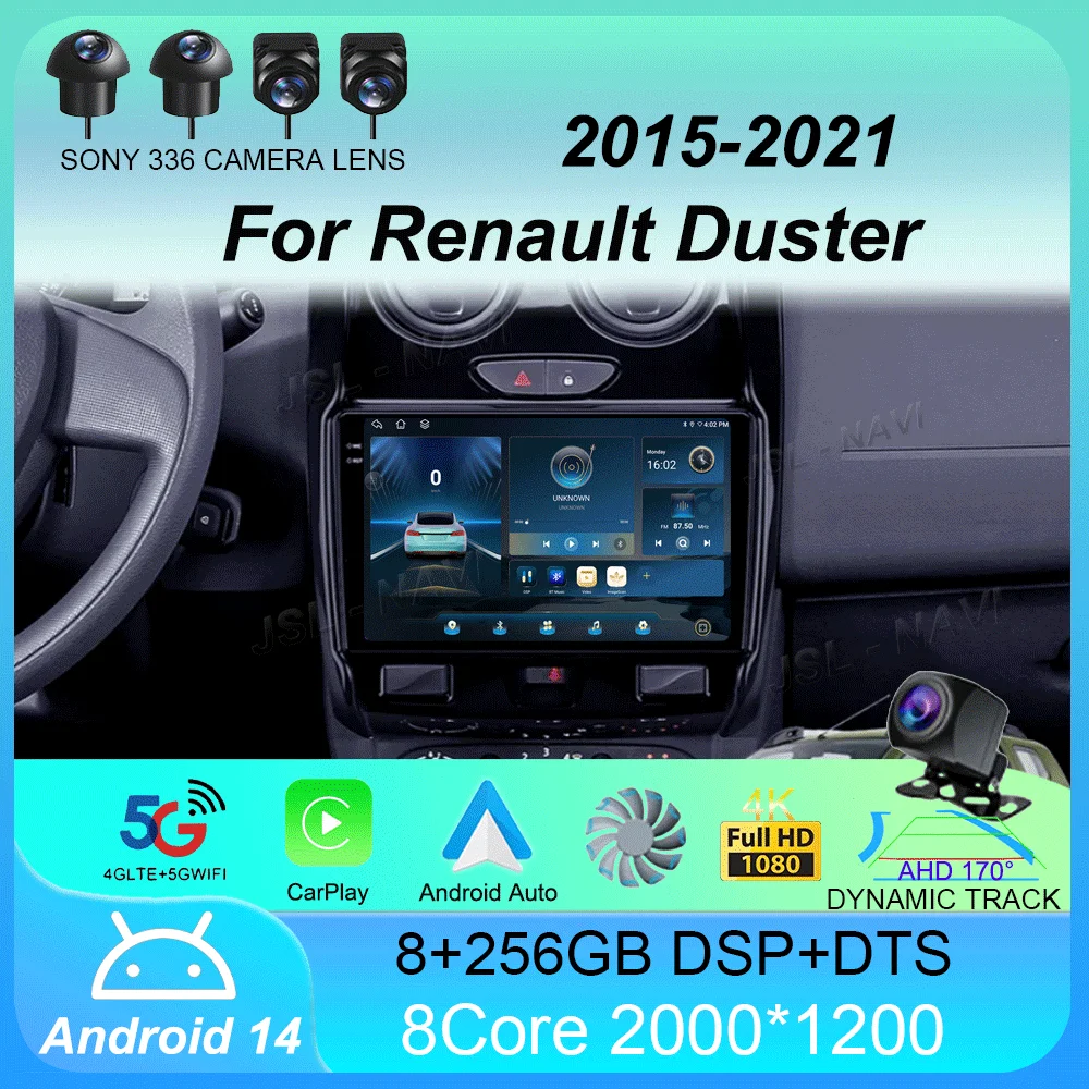 Android 14 Car Radio For Renault Duster 2015 - 2021 For LADA Largus 2021 Multimedia Video Player Navigation stereo GPS
Android 14 Car Radio For Renault Duster 2015 - 2021 For LADA Largus 2021 Multimedia Video Player Navigation stereo GPS
