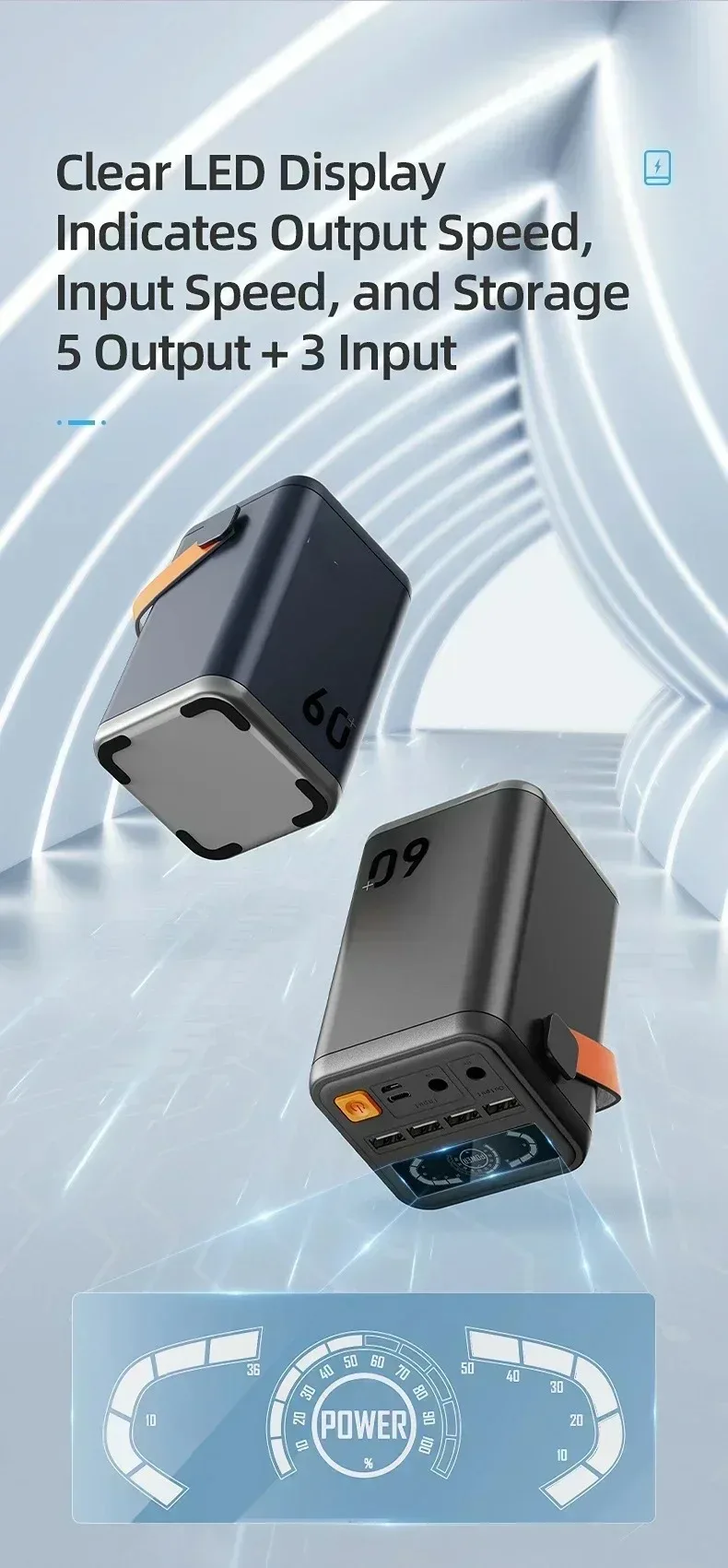 High-capacity High-quality Outdoor Emergency Portable Mobile Power Supply Mobile Phone Charger 60000Mah Power Bank+Free Shipping
High-capacity High-quality Outdoor Emergency Portable Mobile Power Supply Mobile Phone Charger 60000Mah Power Bank+Free Shipping