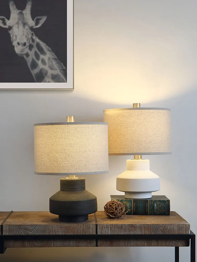 Simple wabi-sabi style table lamp vintage nostalgic French bedroom bedside lamp ceramic American living room decoration
Simple wabi-sabi style table lamp vintage nostalgic French bedroom bedside lamp ceramic American living room decoration