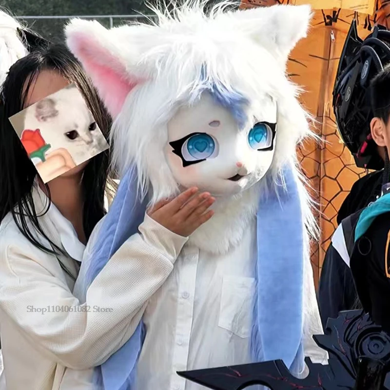 Fursuit Head Kigurumi Kig Furry Mask Cosplay Costume Paws Tail Furry Headbase Cat Rabbit Doll Animal Cosplay Costume
Fursuit Head Kigurumi Kig Furry Mask Cosplay Costume Paws Tail Furry Headbase Cat Rabbit Doll Animal Cosplay Costume