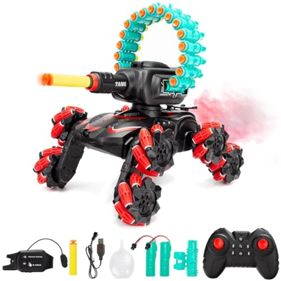 RC Stunt Remote Control Car for Ages 8-12, ABS Plastic, Red, 360 Rotation Battle Function
RC Stunt Remote Control Car for Ages 8-12, ABS Plastic, Red, 360 Rotation Battle Function
