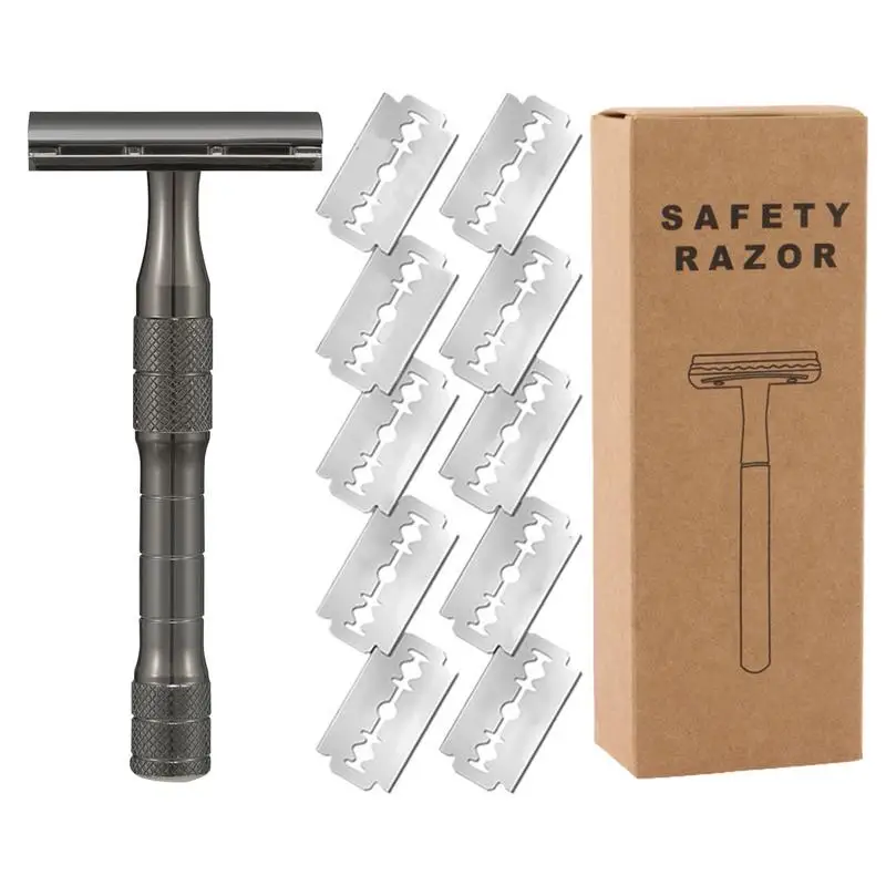 Men's Manual Shaver Single-Head Safety Clipper Aluminum Zinc Alloy Grooming Tool for Beard Legs Forearms and Different Parts
Men's Manual Shaver Single-Head Safety Clipper Aluminum Zinc Alloy Grooming Tool for Beard Legs Forearms and Different Parts